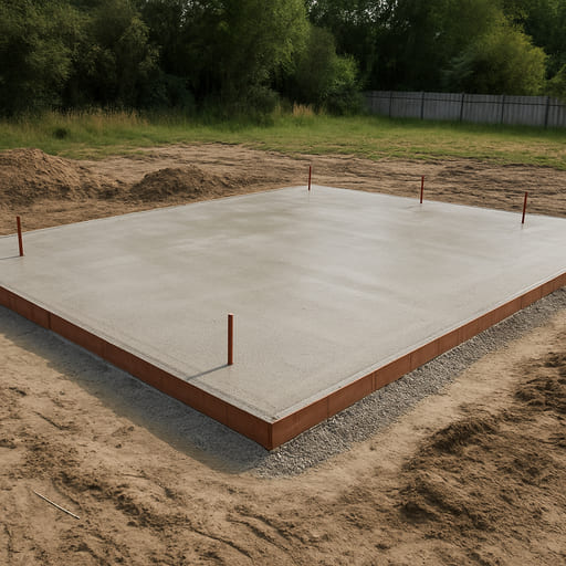 Монолитная плита эконом 6×9